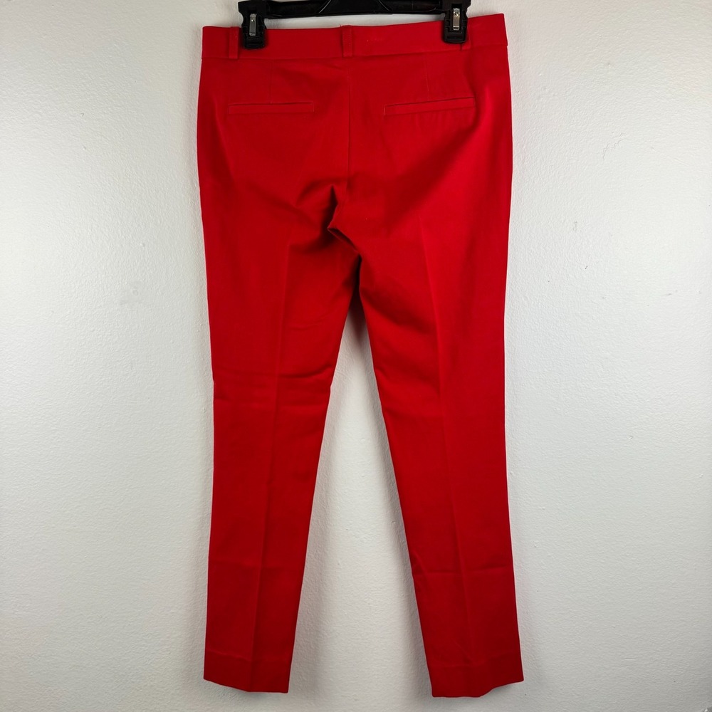 BANANA REPUBLIC Sloan Womens straight STRETCH ankle dress pants RED - 4 L *READ - Picture 3 of 7